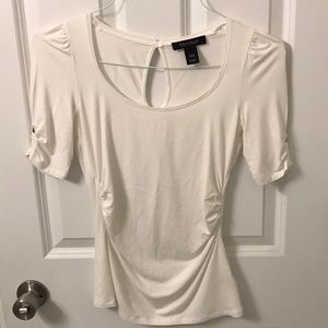 EUC Cream White House Black Market shirt